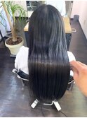 【艶髪】グレーアッシュ　髪質改善トリートメント　ロング