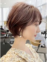 ビュートヨナカ(VIEW TOYONAKA)&nbsp;ショートカット/髪質改善/ショートボブ/マロンベージュ/阪急豊中
