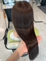 チャオ バイ ミチ(Chao by MICHI)&nbsp;【Chao yuika】オリーブブラウン　ストレート　艶トリートメント