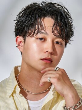 オーシャントーキョー 原宿(OCEAN TOKYO) 波巻きパーマメンズツイストスパイラルパーマツーブロック