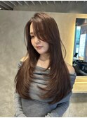 レイヤーカット×ブラウンベージュ【荒谷進介】