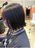 切りっぱなしボブ