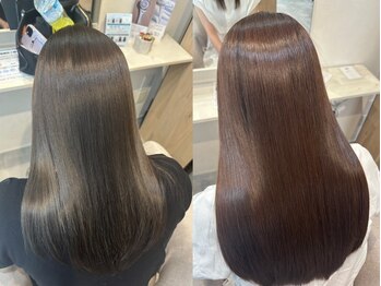 クレーヌ(CREINE)の写真/いくつになってもオシャレを楽しむ◇明るい白髪染め・脱白髪染めはおまかせ♪ダメージレスな上質カラーに＊