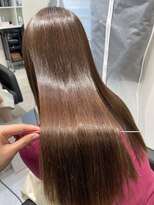 イエナ 難波(IENA)&nbsp;ナチュラルブラウン×ロングヘア☆髪質改善ストレート