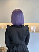 色落ちかわいい紫【難波 桜川/ケアブリーチ】