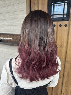 フゥカ 類家店(fuka) 【高発色◎】ピンクグラデーションカラー