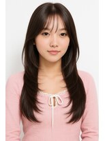 韓国風ナチュラルレイヤー_Kimika
