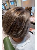 白髪ぼかしハイライト