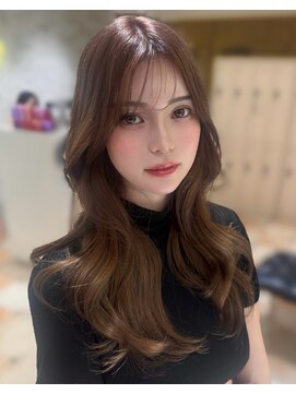 アフロート ルヴア(AFLOAT RUVUA) 彩*韓国くびれヘアはお任せ！20代30代前髪お顔周り２wayバング