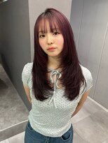 ロテ 名古屋 名駅店(Lote.)&nbsp;ホワイトグレージュ/デジタルパーマ/チェリーブラウン