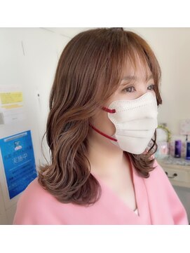 ロッカヘアエジェ(ROCCA hair eje.) 暗めカラー柔らかブラウンミディアム