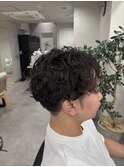 メンズカット × ナチュラルパーマ【神永】