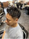 アイロンパーマ
