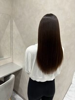 キング 梅田店(K!ng)&nbsp;レイヤーカットブリーチなしダブルカラーインナーカラー韓国