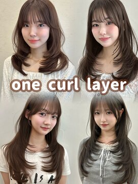 アンカーバイナチュラル(anchor by natural) 韓国風/レイヤー/前髪カット/オリーブ/透明感/ハッシュカット