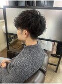 波巻きパーマ