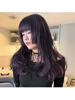 ニコ シモノセキ(NIKO Shimonoseki)&nbsp;ラベンダーグレージュ/姫カット/レイヤーカット