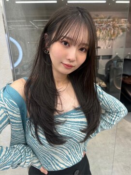 髪質改善サロン hearts. 熊本/縮毛矯正/レイヤーカット/ショートボブ【ハーツ】 グレーブラウンイメチェン/バタフライカット/ダークブラウン