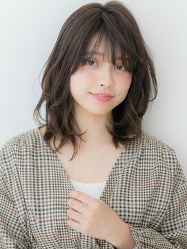 カバーヘア 上尾西口店(COVER HAIR) ダークアッシュハイレイヤーシャギーウルフカットX上尾30代40代