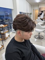 プティパ 水戸内原店(petit-pas) ブラウンカラー×ニュアンスパーマ