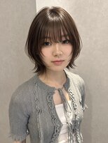 コト 福井大和田店(coto)&nbsp;福井 レイヤーボブレイヤーボブ艶髪艶カラーウルフ大和田顔周り