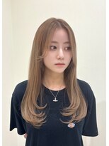 タブー 岐阜店(TABOO)&nbsp;岐阜ローレイヤーカット/ミルクベージュ/ブラウンカラー
