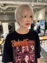 ヘアーズルネッタアベノ(HAIR'S Lunetta abeno)&nbsp;【大阪/天王寺】ウルフカット×ハイトーンカラー