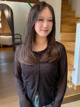 サロンエフ(salon f) グレージュカラー×レイヤーカット