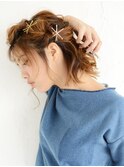 ボブでも簡単！お手軽くるりんぱ【上野　美容室】