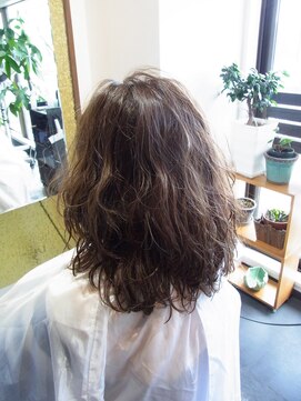 ネスト ヘアーデザイン(NEST hair design) 【NEST 札幌】ミディアムエアーウェーブ