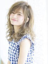 ロンド レグリーズ 立川(Lond leglise)&nbsp;ミニボブ/タッセルボブ/グレージュ/顔周り/フェイスレイヤー