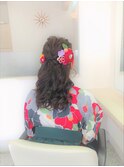 卒業式ヘアセット・はかま着付け 19