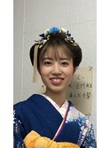 成人式ヘアメイク着付け（新日本髪）
