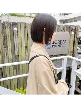 ミント(mint) 切りっぱなしボブ！扱いやすく、収まり◎