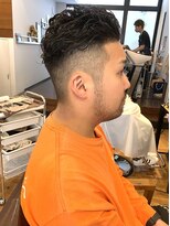 アイリーヘアデザイン(IRIE HAIR DESIGN) 【IRIE HAIR赤坂】宮城リョータ風パーマ×ツーブロックショート
