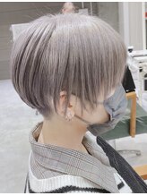 デイズ(days)&nbsp;前下がりショートボブ/ハンサムショート/耳掛け/ツーブロック　1