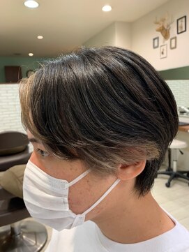 メンズヘアトーキョー(MEN'S HAIR TOKYO) ミストバング/サイドパート/ストレート