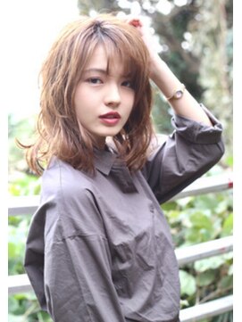 アール 西新井店(ar) 大人可愛い×好感度×エアリースイート/ミディ ウエーブ西新井