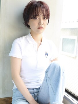 バース(BIRTH) 天神【BIRTH】大人かわいいセンターパート×カシスピンク8