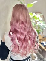 ハツメイ 京急川崎店(HATSUMEI)&nbsp;艶々ハイトーン×ピンクベージュ