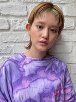 オッジ 西新店(Oggi)&nbsp;ショートウルフ　ブリーチ　インナーカラー