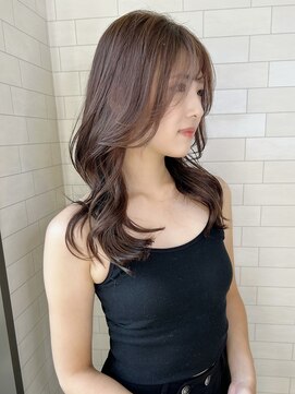 アルマヘア(Alma hair) ラベンダーカラーにレイヤーカット