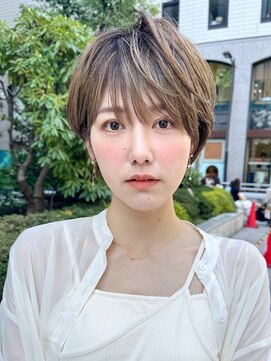 バンプ ギンザ(BUMP GINZA) 小顔/前下がりショート/前髪ありショート/絶壁解消【NAYUMI】