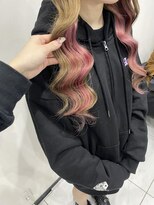 ヘアーデザイン ジェルム(Hair Design germe)&nbsp;ピンクインナー　#HIYORI#