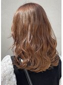 ブリーチカラー☆オレンジベージュ【川越/本川越】