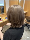 【ケアブリーチでつくる!!艶感ミルクティー♪】
