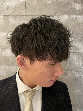 ニアウ 伊勢崎連取店(Niau) メンズマッシュっツイストスパイラルパーマメンズパーマ