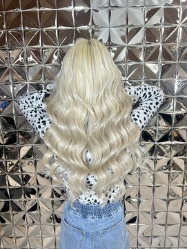 ラブスタシー 博多店(LOVESTASY) ホワイトブロンド☆ロングエクステ