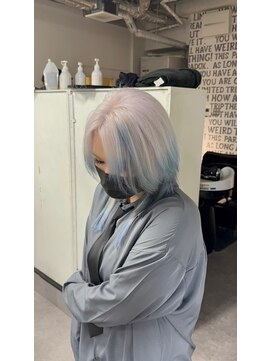 スワイ(SWAY) ホワイトブリーチ/髪質改善/ボブウルフ/エクステ/ダブルカラー