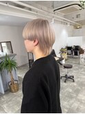 ブリーチ２回/ホワイトミルクティー/ケアブリーチ/村上佳那多